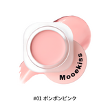 Mooekiss(モーキス)【12色】韓国風ツヤ感 / クリームブラッシュ / マットで鮮やかな色づけ / 防水・防汗 / 12時間持続 / 滑らかで肌に栄養を与える ソフトマット仕上げ チーク 5g