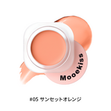 Mooekiss(モーキス)【12色】韓国風ツヤ感 / クリームブラッシュ / マットで鮮やかな色づけ / 防水・防汗 / 12時間持続 / 滑らかで肌に栄養を与える ソフトマット仕上げ チーク 5g
