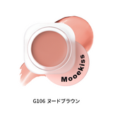 Mooekiss(モーキス)【12色】韓国風ツヤ感 / クリームブラッシュ / マットで鮮やかな色づけ / 防水・防汗 / 12時間持続 / 滑らかで肌に栄養を与える ソフトマット仕上げ チーク 5g