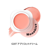 Mooekiss(モーキス)【12色】韓国風ツヤ感 / クリームブラッシュ / マットで鮮やかな色づけ / 防水・防汗 / 12時間持続 / 滑らかで肌に栄養を与える ソフトマット仕上げ チーク 5g